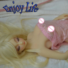 Реалистичная силиконовая мини-кукла с большой грудью и закрытыми глазамы 65 см photo 1