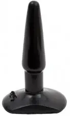 Анальная пробка CLASSIC BUTT PLUG SMALL BLACK photo 1