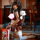 Реалистичная силиконовая кукла с большой грудью, вагиной, ротиком 135 см photo 5