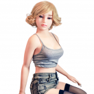 Реалистичная силиконовая кукла с небольшой грудью, вагиной 158 см photo 5