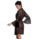 Воздушный пеньюар LOVELIA PEIGNOIR black L/XL - Passion photo 2