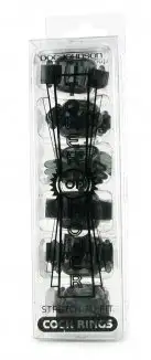 Набор эрекционных колец TOWER OF POWER BLACK photo 5