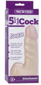 Насадка для страпона VAC-U-LOCK HARD-ON COCK WHITE photo 3