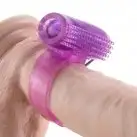Эрекционное виброкольцо CUDDLES VIBRATING COCK RING RED photo 2