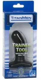 Анальная пробка TITANMEN TOOL TRAINER 1 BLACK photo 4