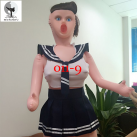 Надувная секс-кукла с печатным лицом 160 см photo 6