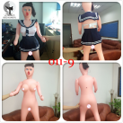 Надувная секс-кукла с печатным лицом 160 см photo 1