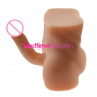 Силіконовий мастурбатор з фалоімітатором photo 2