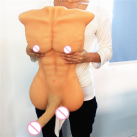 Реалистичный мастурбатор с большим фаллоимитатором photo 1