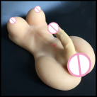 Силиконовый мастурбатор с большой грудью и фаллоимитатором photo 2