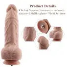 Гнучкий фалоімітатор для секс-машин Hismith 9.25″ Silicone Dildo, система KlicLok photo 2