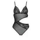 Боді з ажурним ліфом Christa Body black L/XL — Passion photo 3