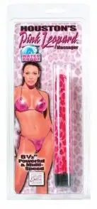 Вибратор HOUSTON PINK LEOPARD MASSAGER photo 2