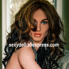 Силиконовая секс кукла с небольшой грудью и загаром - 155 см photo 1