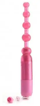 Анальный вибратор PLEASURE BEADS PINK photo 1