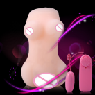 Реалістичний мастурбатор вагіна та груди, з віброяйцем photo 1