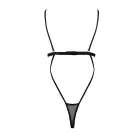 Боди монокини с открытой грудью DIABOLINA BODY black S/M - Passion photo 4