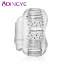 Силиконовый прозрачный мастурбатор с вибрацией photo 2