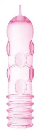 Эрекционная насадка MUSCLE SLEEVE NUBS PINK photo 1