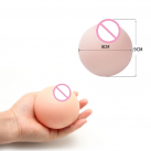 Силіконові груди для мастурбації - 1 шт., 8х8 см photo 3