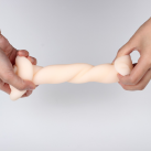 Двойной мужской мастурбатор из мягкого силикона photo 4