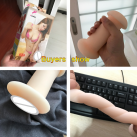 Двойной мужской мастурбатор из мягкого силикона photo 1