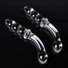 Мастурбатор 2в1: фаллоимитатор и анальная пробка Pyrex  photo 6