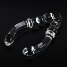 Мастурбатор 2в1: фаллоимитатор и анальная пробка Pyrex  photo 1