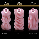 Силиконовый мастурбатор для мужчин, 3 типа вагины photo 2