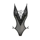 Боді монокіні з декольте ERZA BODY black L/XL - Passion photo 3