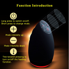 Мастурбатор оральний автоматичний з вібрацією Meselo Intelligent Heat, 6 швидкостей photo 4