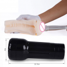 Силиконовый мастурбатор-вагина с вибрацией photo 1