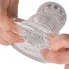 прозорий силіконовий мастурбатор для чоловіків photo 1