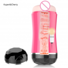 Двухканальный мужской мастурбатор с вибрацией, 6 режимов photo 3