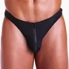 Трусы танга HUSTLER FUNDIES UPZIPIT THONG ML photo 1