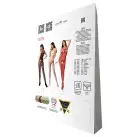 Ажурний бодістокінг з інтимними вирізами Passion BS076 red photo 6