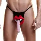 Мужские трусы стринги HUSTLER FUNDIES FANG BANGER THONG photo 1