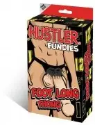 Мужские трусы стринги HUSTLER FUNDIES FOOT LONG THONG WHITE photo 2