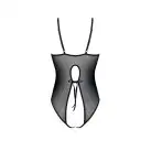 Боді з ажурним декором та відкритим кроком Ursula Body black L/XL — Passion photo 4