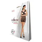 Бодістокінг-сукня з відкритими грудями Passion BS092 black photo 6