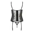 Корсет с подвязками + стринги LOVELIA CORSET black L/XL - Passion photo 6