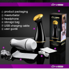 Мастурбатор чоловічий. інтерактивний. Електричний. Силікон. photo 3