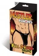 Мужские трусы стринги HUSTLER FULL POUCH THONG BLACK SM photo 2