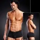 Мужские трусы боксеры на шнуровке BLUELINE BLACK LXL photo 1