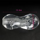 Мастурбатор чоловічий. Прозорий. Силікон. photo 1