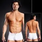 Мужские трусы боксеры на шнуровке BLUELINE WHITE LXL photo 1