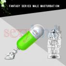 Мастурбатор-вагина Leten CapsulesFantasy Зеленый photo 1