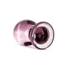 Рожева анальна пробка зі скла Gildo Pink Glass Buttplug No. 27 photo 3
