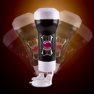 Мастурбатор мужской. Электрический. Силикон. С присоской. Цвет - черный. photo 3