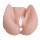 М'який силіконовий мастурбатор із двома отворами photo 4